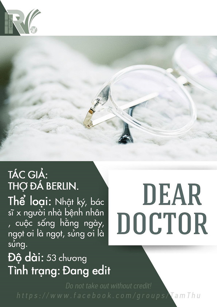 [Ngôn tình] Ebook Dear doctor - Báo cáo bác sĩ - Thợ đá Berlin