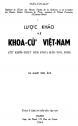 Lược Khảo Về Khoa Cử Việt Nam (Từ Khởi Thủy Đến Khoa Mậu Ngọ 1918)