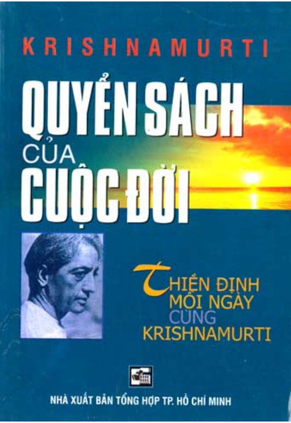 Quyển Sách của Cuộc Đời - Jiddu Krishnamurti