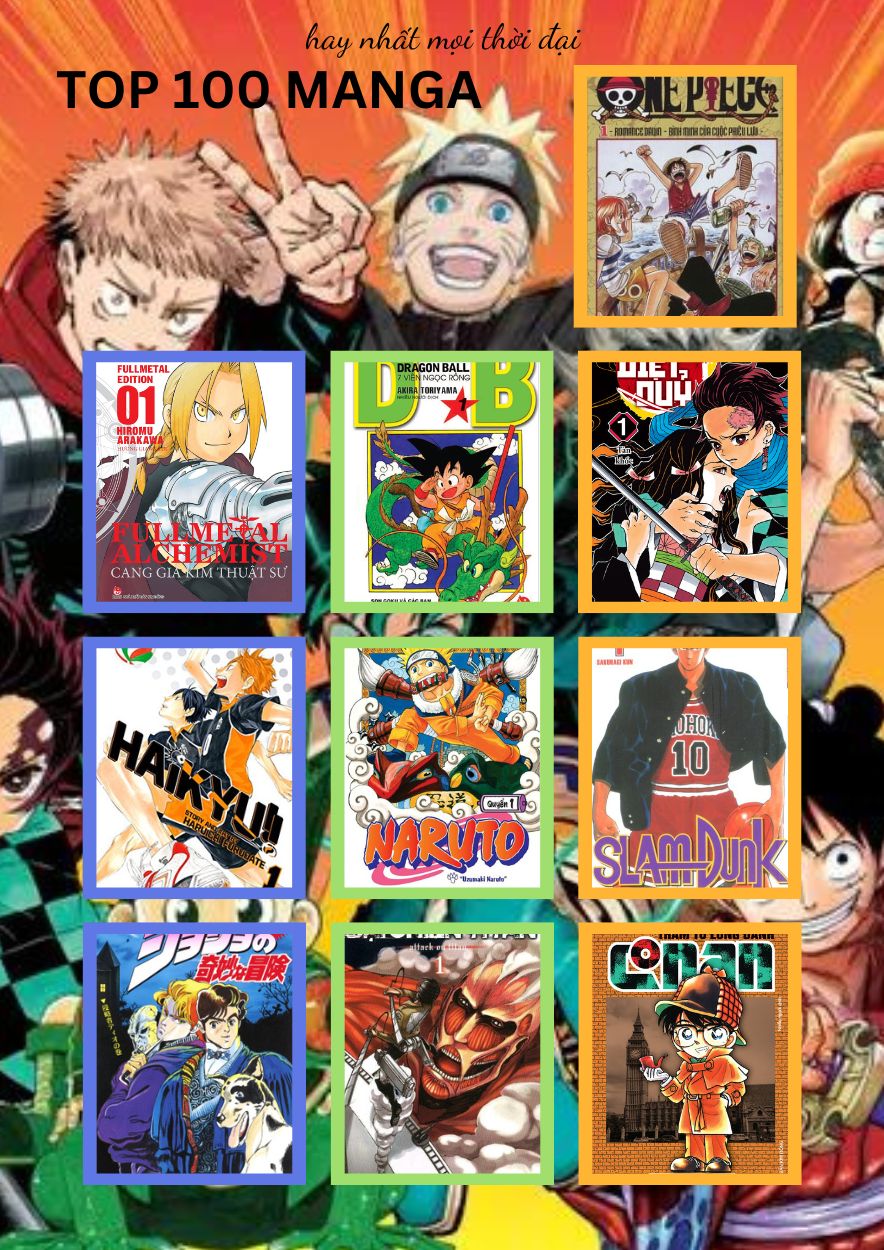 Top 100 Manga Hay Nhất Mọi Thời Đại