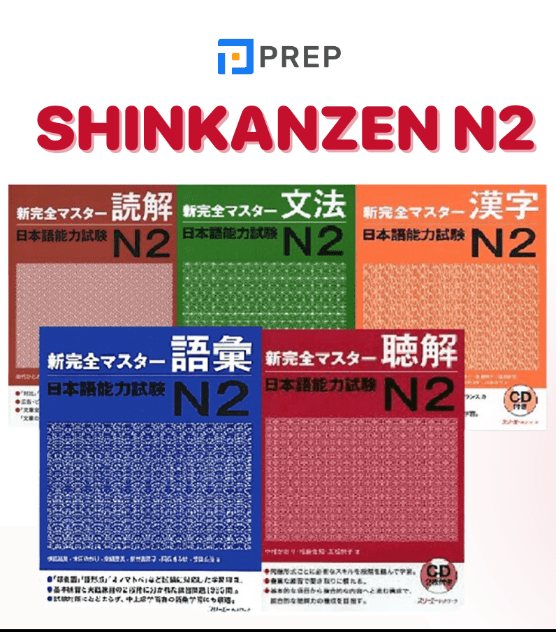 新完全マスター日本語能力試験 JLPT Giáo Trình Shinkanzen Master N2 Trọn Bộ PDF + CD